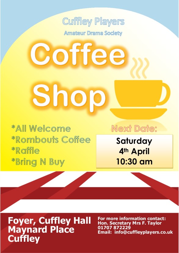 Cuffley Players Coffee Morning